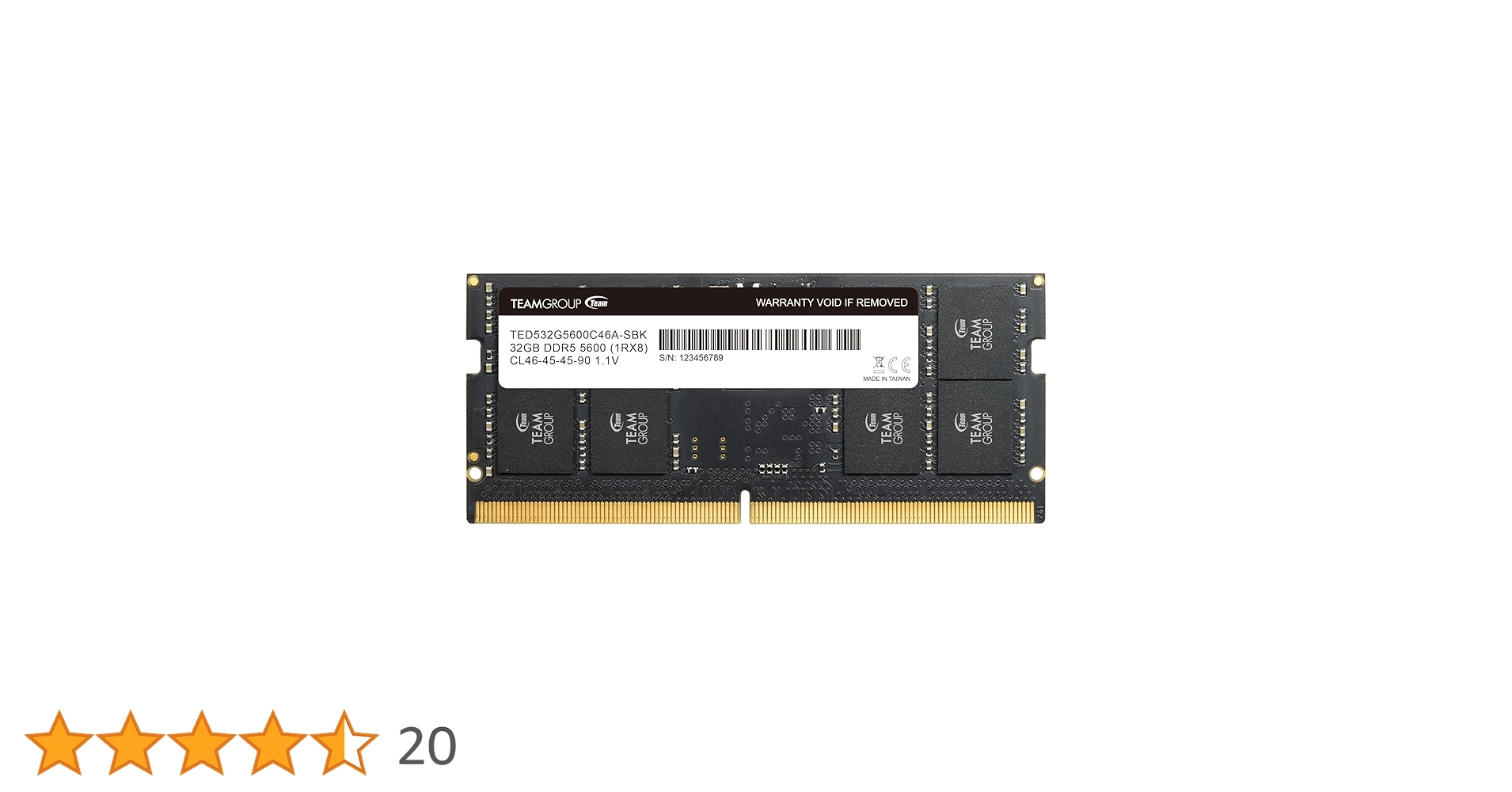 メモリー team SO-DIMM DDR5 5600MHz 32Gkit(16GBx2) Amazon.co.jp: Team ノートPC用メモリ SO-DIMM DDR5 5600MHz PC5